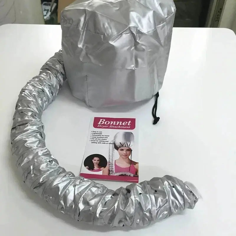 Hair Dryer Bonnet | Adjustable Straps | Deep Conditioning Cap | One Size