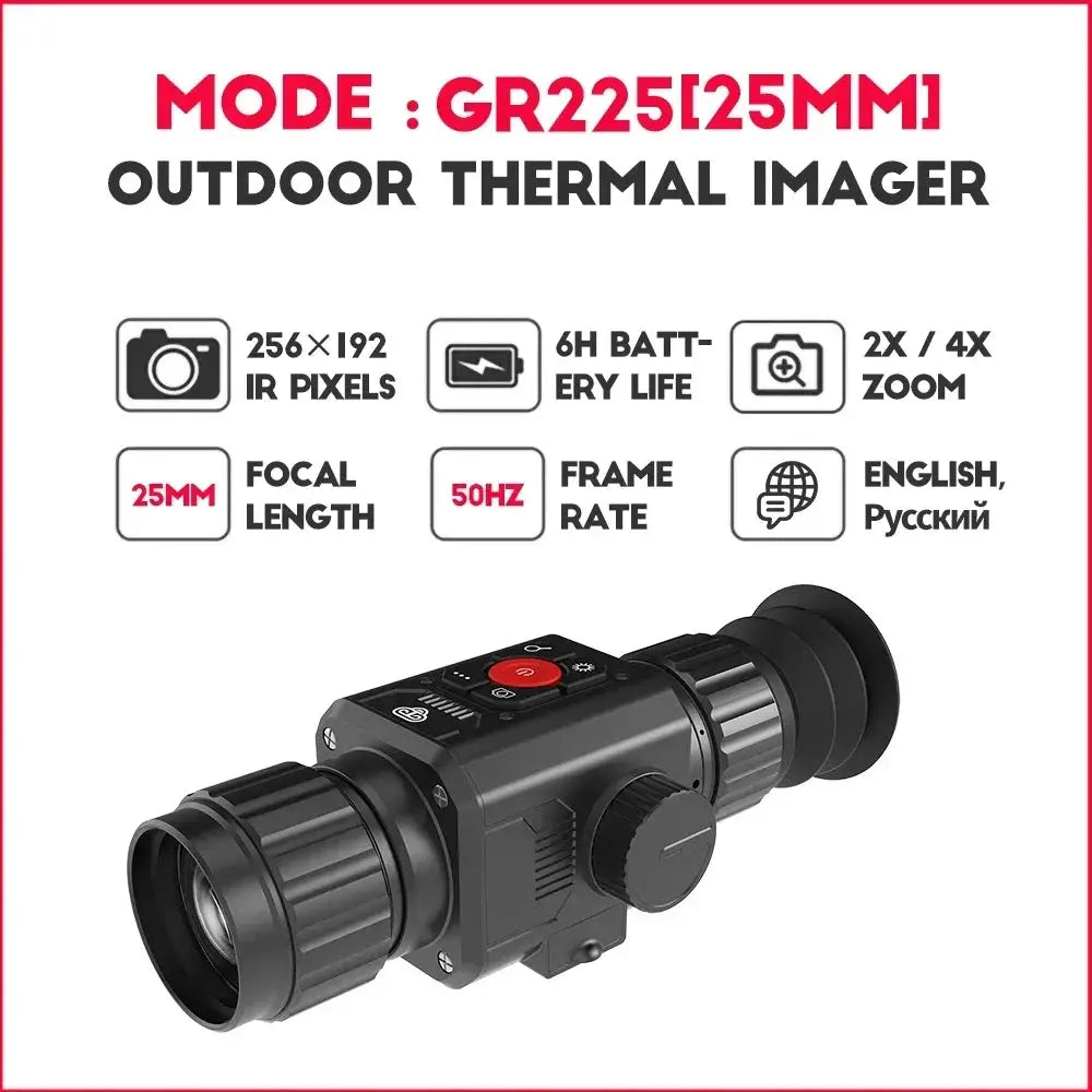 Thermal Scope 12um Thermal Imaging Scopes for Rifles 25mm 35mm Thermal Riflescope Thermal Night Vision Scope for Hunting from PriceLows™