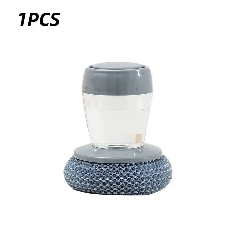 1pc Portable Kitchen Soap Dispensing Dishwashing Tool Brush Easy Use Scrubber Wash Clean Tool Kitchen Cleaning Tool from PriceLows™