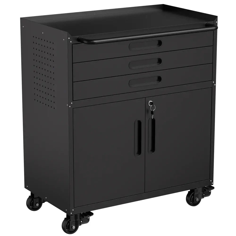 34.3" Rolling Tool Chest with 6 Drawers - Mobile Garage Cabinet Organizer, All-Drawer Design for Small Parts from PriceLows™