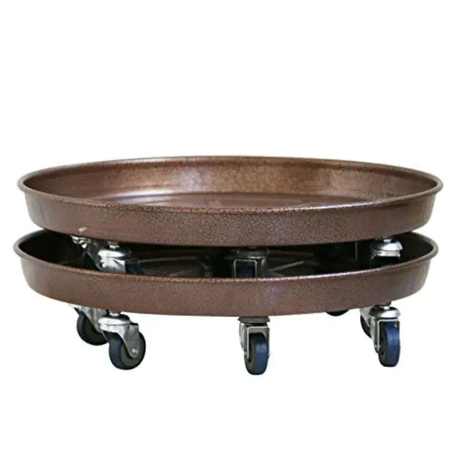 Round Plant Stand with Lockable Wheels 480lb Heavy Duty for Indoor Outdoor Large Rolling Dolly Planter Caddy on Casters to Carr from PriceLows™