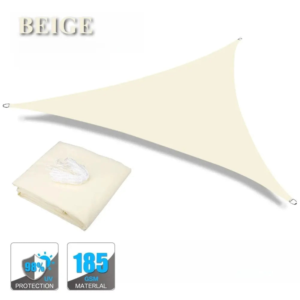 Triangle Shade Sail | Waterproof Oxford | UV Block | 3 Angles
