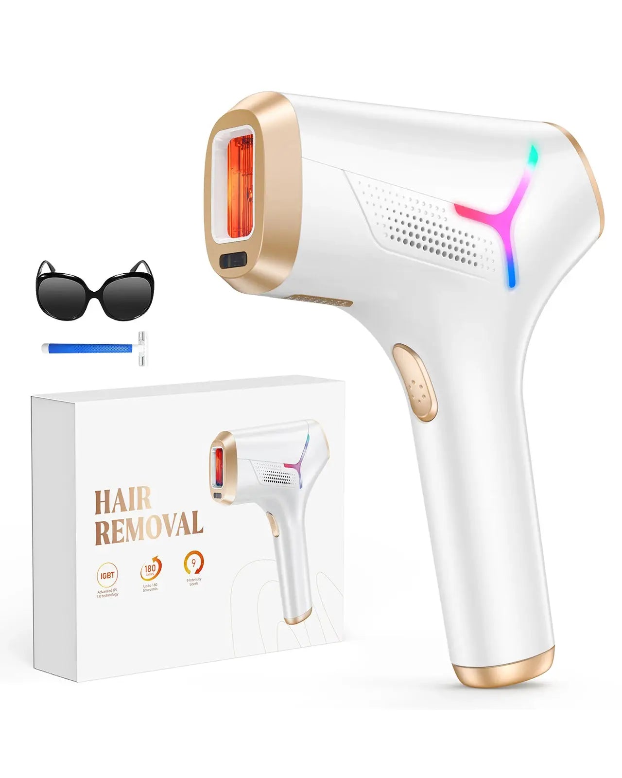 Totmizby IPL Hair Removal | 990,000 Flashes | Body and Face | Painless Permanent