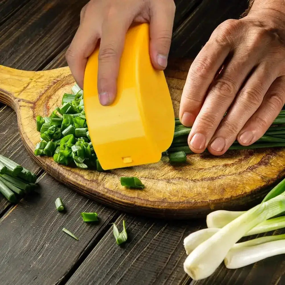 Vegetable Chopper | 6 Stainless Steel Blades | Detachable Herb Roller | One Size