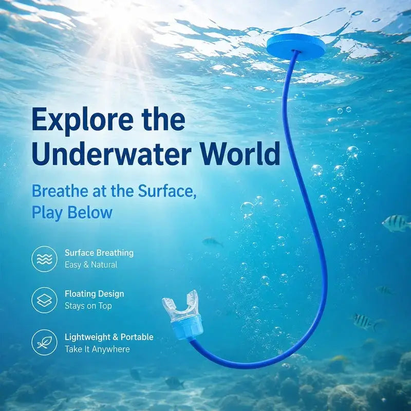 Full Dry Diving Breathing Tube 1m 2m 4m Long Swimming Respirator Adult Men Women Snorkel Training Scuba Equipment Snorkel from PriceLows™