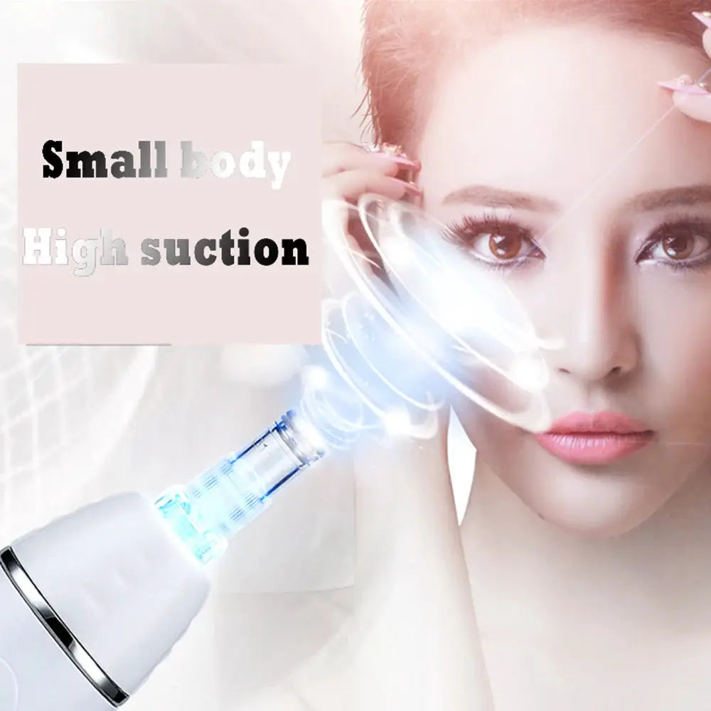 Diamond Dermabrasion Facial Scrubber | Vacuum Blackhead Remover | Pore Cleaning Skin Care Device
