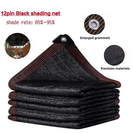 Shade Net | 12 Pin HDPE | Anti Uv | Black Green