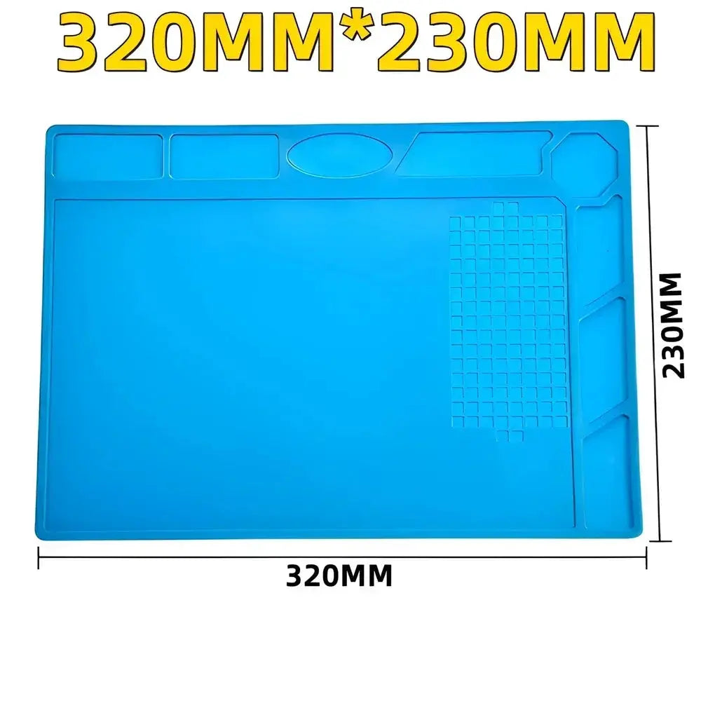 Magnetic Mat Silicone Repair Mat Circuit Board Soldering Pad Heat Resistant 932°F Anti-Static for ESD Iron Phone Repair from PriceLows™
