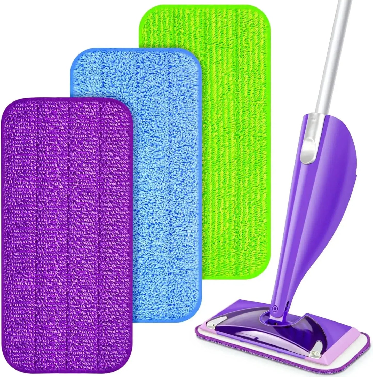 2PCS Reusable Mop Pads for Swiffer WetJet, Microfiber Refills Washable Mop Refill Pads Wet Dry Mop Replacement Heads from PriceLows™