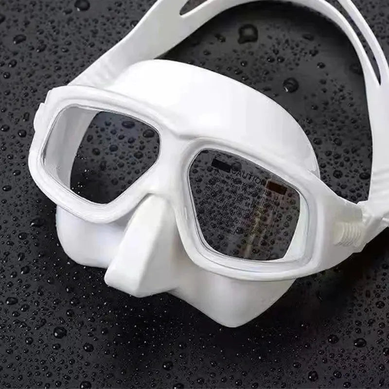 Diving mask Free diving surface mirror high definition anti-fog lens snorkeling mask equipment from PriceLows™