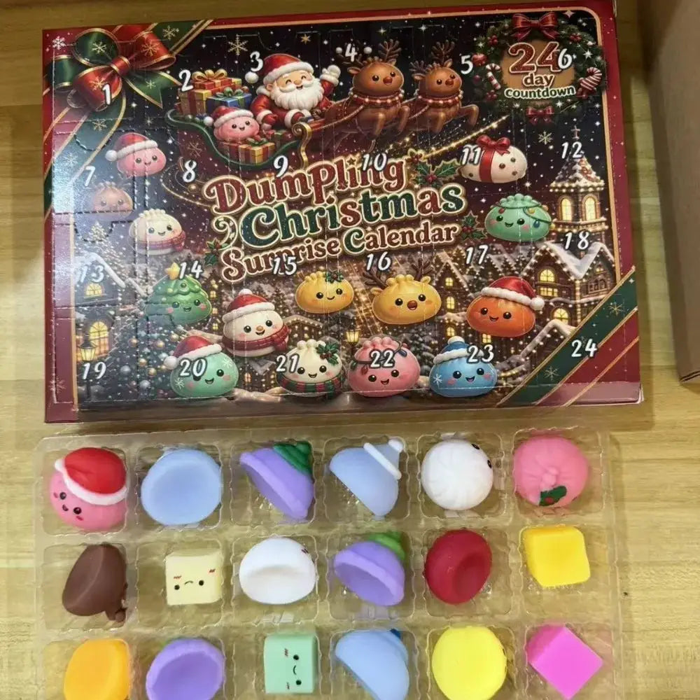 Christmas Dumpling Squishy | 24 Day Calendar | Slow Rising