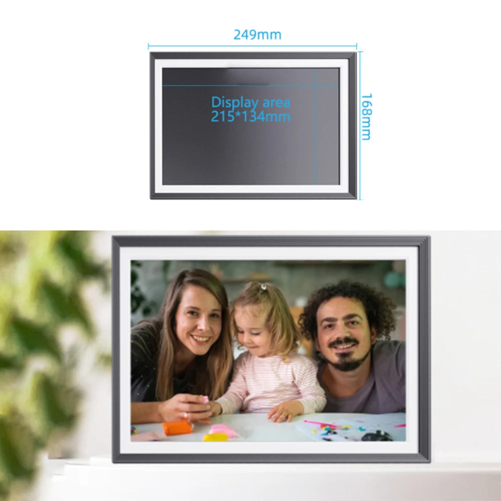 Digital Photo Frame | 10.1in IPS | 1280x800 | Clock Calendar