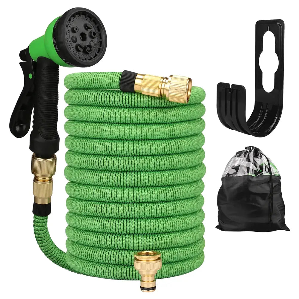 Garden Water Hose Expandable Double Metal Connector High Pressure Pvc Reel Magic Water Pipes for Garden Farm Irrigation Car Wash from PriceLows™