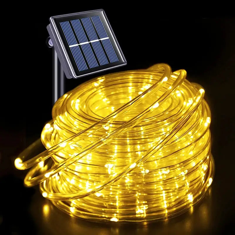 39FT 100LED Solar Rope Lights, Solar Powered Fairy Lights with 8 Lighting Modes for Party Garden Yard Home Holiday Tree Decorati from PriceLows™