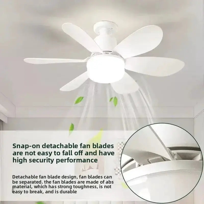 Ceiling Fan With Light | 40W LED Light | E27 Base | 52cm Blade