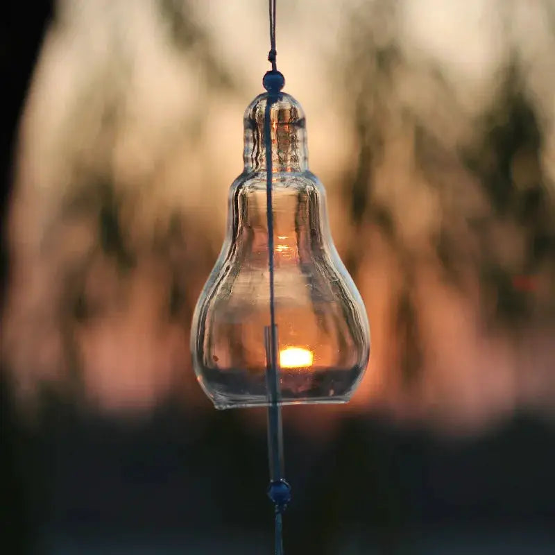 Transparent Glass Wind Chime DIY Graffiti Hand-painted Wind Chime Suitable for Outdoor Decoration During The Spring Festival from PriceLows™