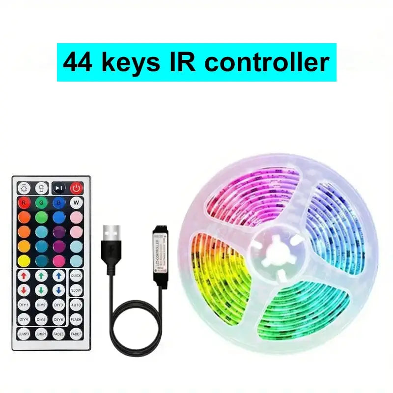 WiFi USB LED Strip Works with Alexa Tuya Smart Life 1M 5M 10M 20M TV Backlight Flexible Tape Light Music Sync Ambient Lighting from PriceLows™