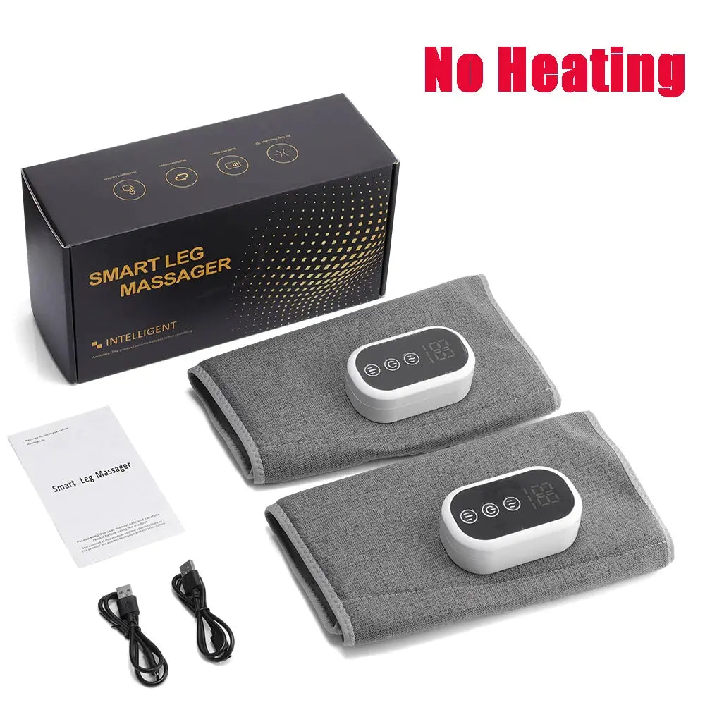 Air Pressure Leg Massager | 360 Degree Full Wrap | Heated Compression