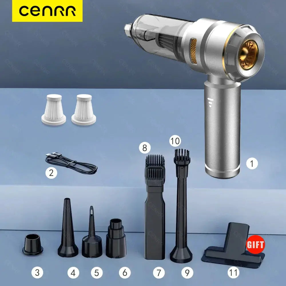 Car Vacuum Cleaner | Wireless Handheld | Battery Powered | Compact Size
