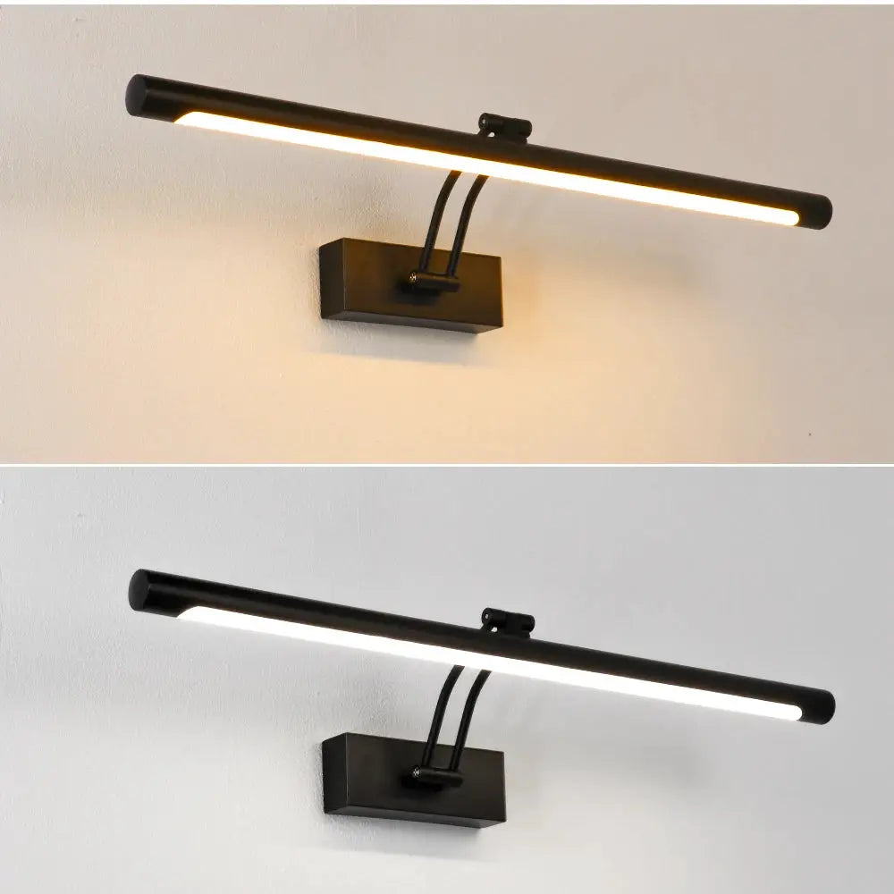 Modern Interior Wall Lamp 80 100cm Led Apply wall light Black Silver Bathroom Lighting Wall Mounted Picture Light Wall Sconce from PriceLows™
