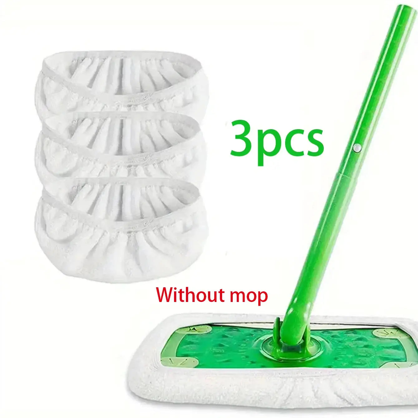 1/3/6pc Microfiber Mop Cloth Dry Cleaning Cloths Household Reusable Microfiber Mop Pads Replacement Washable Rag Towel from PriceLows™