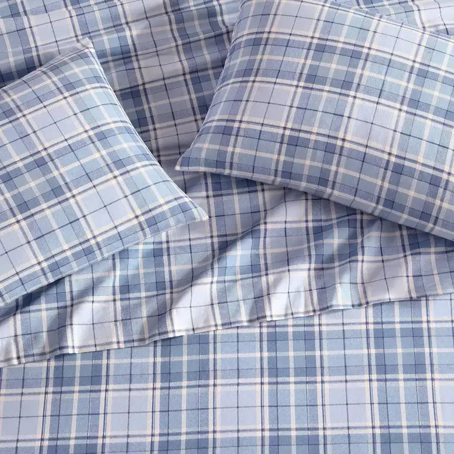 Flannel Sheets Queen Size, AntiPilling amp Wrinkle Resistant Cotton, Touchably Soft for AllSeason Comfort Bed Sheets with Matchi from PriceLows™