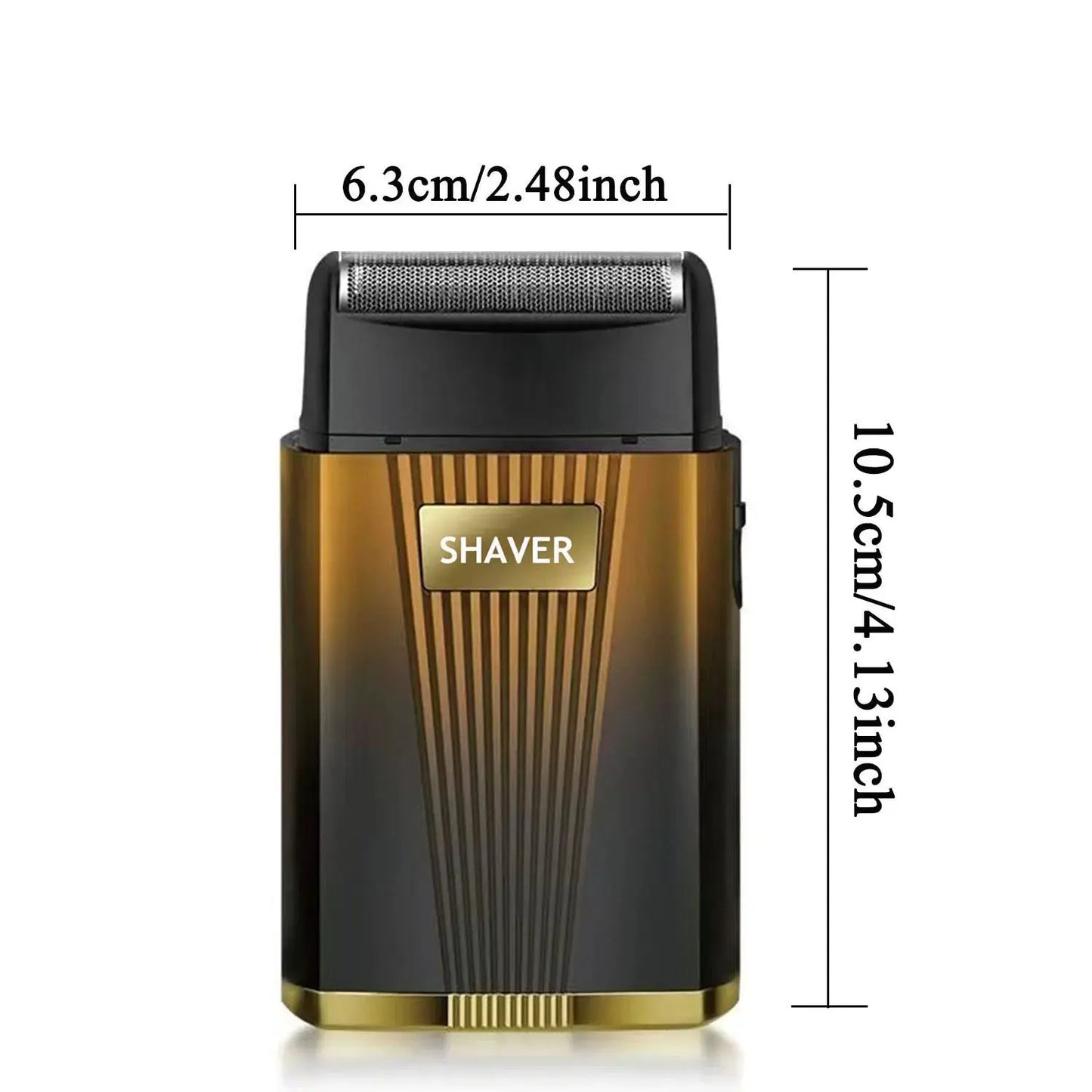 Electric Foil Shaver | Cordless Rechargeable | LED Display | Steel Blades