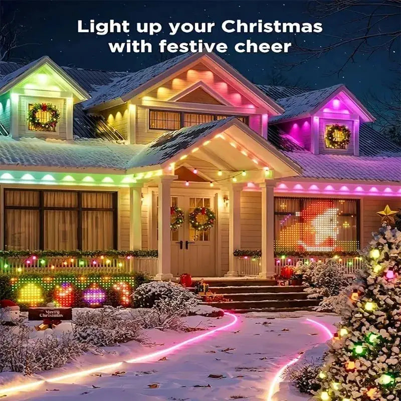 150ft 100ft 50ft Permanent Outdoor Lights Smart RGBIC Outdoor Lights with 75 Scene Modes String Lights with 90 LEDs for Garden from PriceLows™