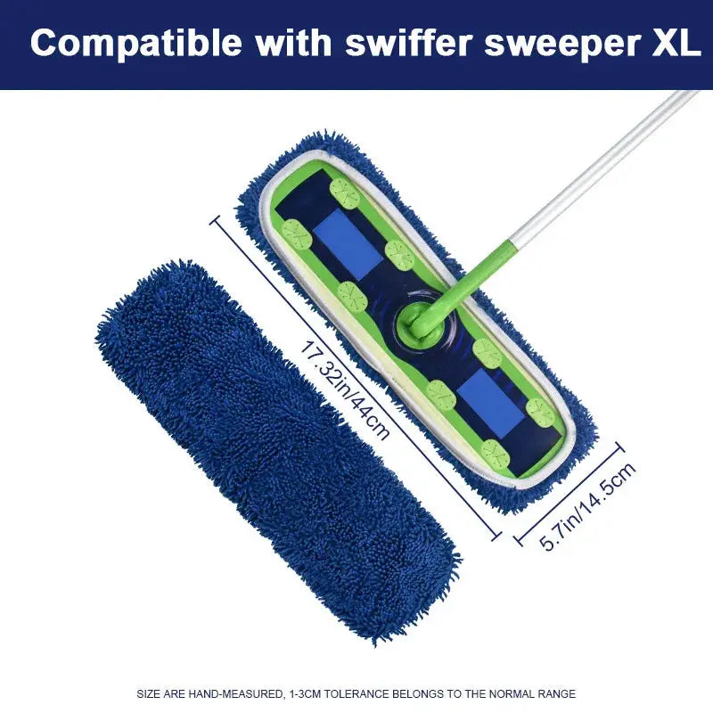 2pcs Reusable Microfiber Mop Pads for Swiffer Sweeper XL Dry Sweeping Wet Mop Cloths Replacement Sweeping Mopping Pad Refill from PriceLows™