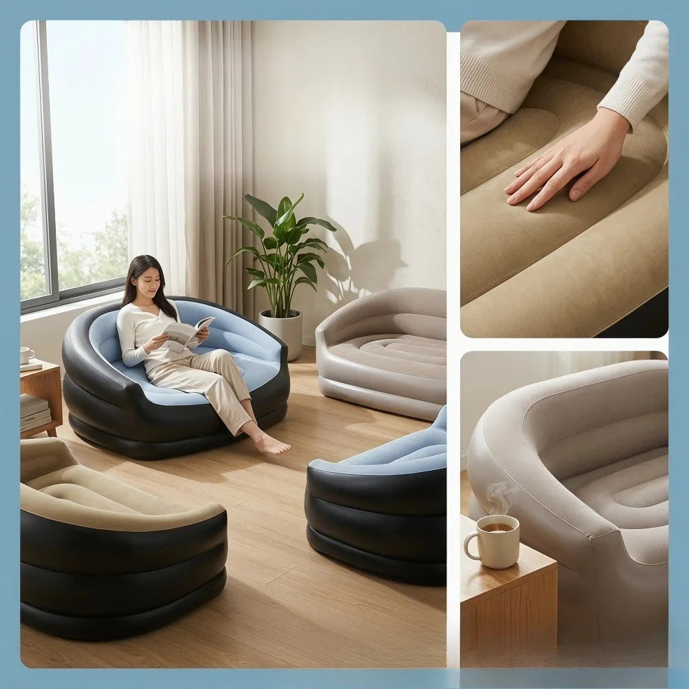 Inflatable Sofa | Double Size | Foldable Outdoor | Two Person