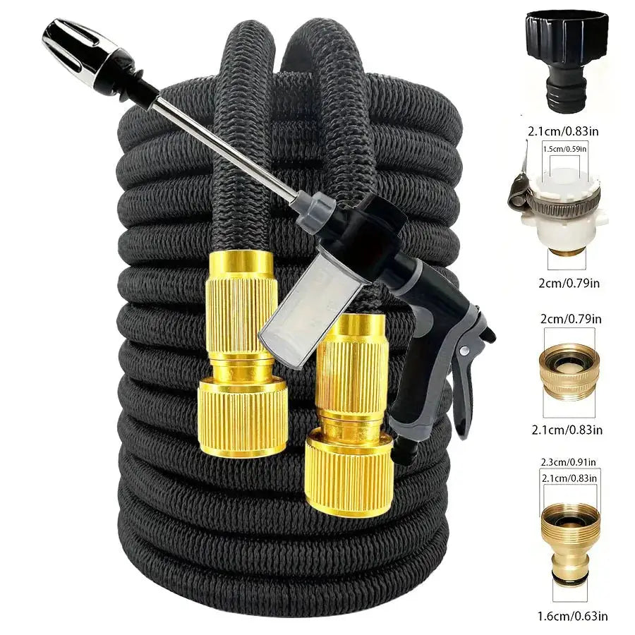 25FT-150FT Garden Hose Expandable Magic Water Pipes Home Garden Daily Watering Tools High-Pressure Car Wash Cleaning Water Gun from PriceLows™