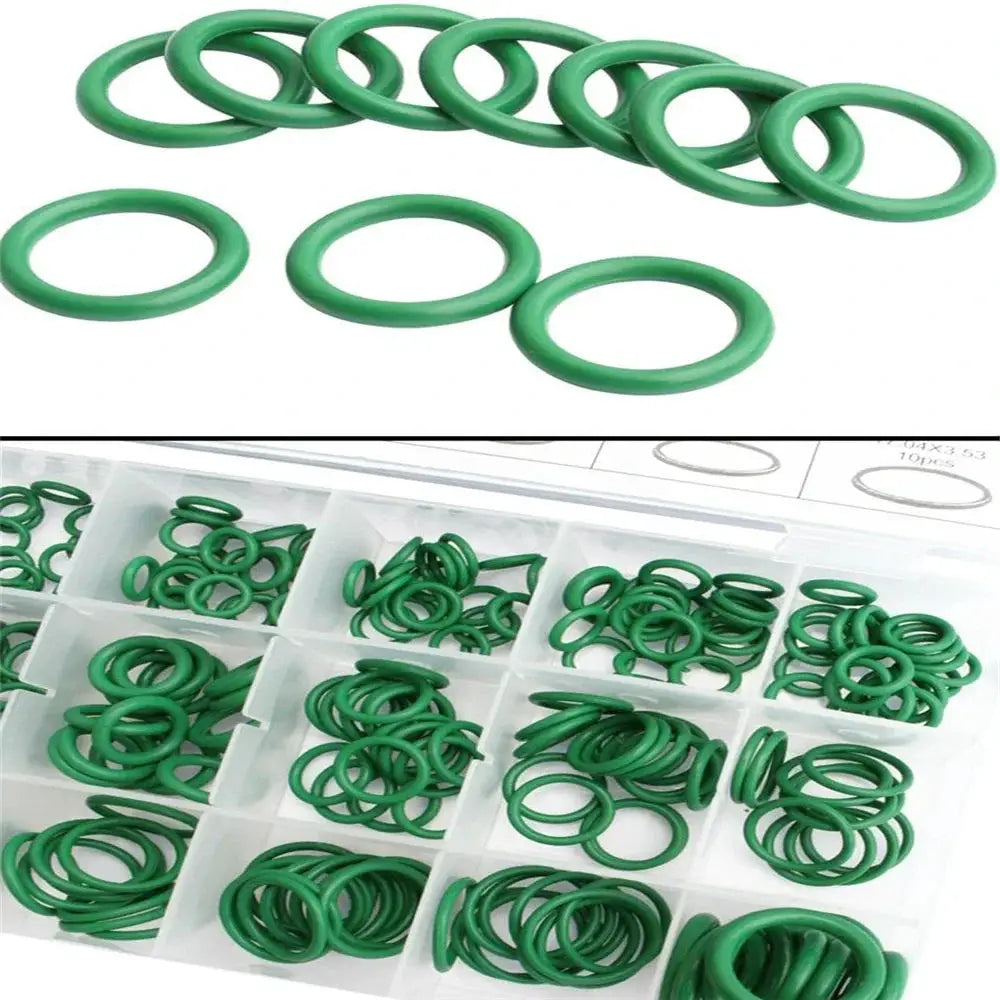 270Pcs 18 Sizes Universal Car Air Conditioning HNBR O Rings Car Auto Repair Tools Rubber Air Conditioning Refrigerant Ring Set from PriceLows™