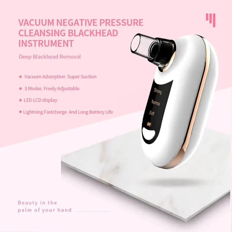 Electric Vacuum Pimples Acne Remover Rechargeable Skin Care Face Deep Nose Pore Cleaner Vacuum Blackhead Remover from PriceLows™