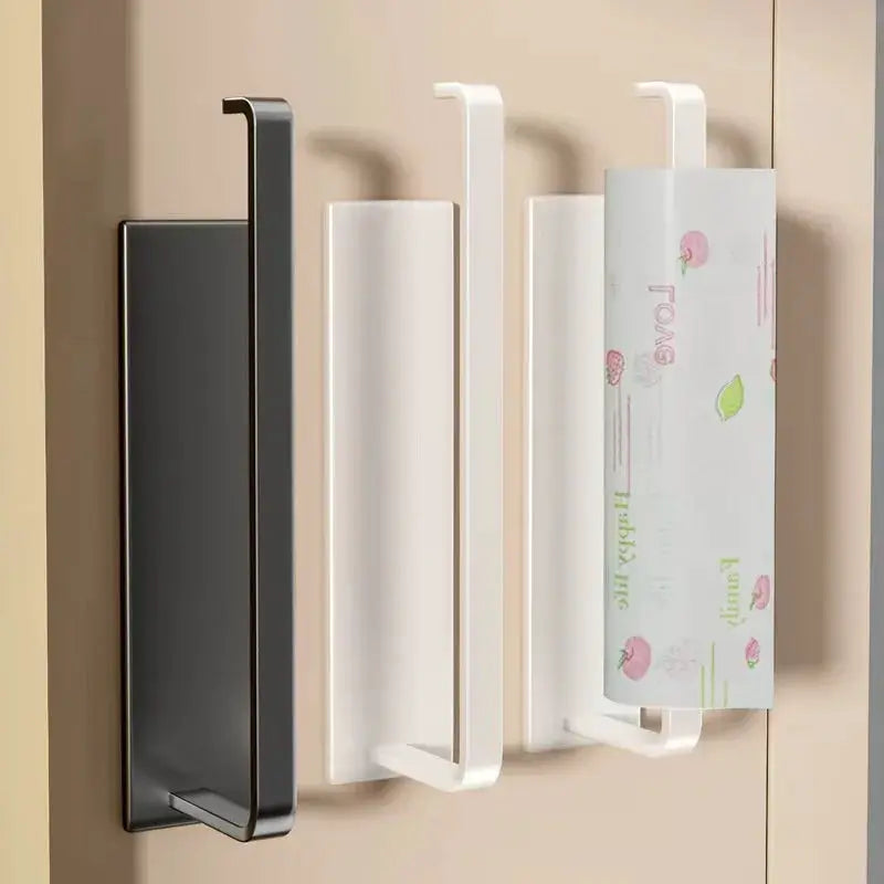 Kitchen paper holder, wall-mounted refrigerator magnetic paper towel holder, side cabinet for storing items, non-drilling fresh from PriceLows™