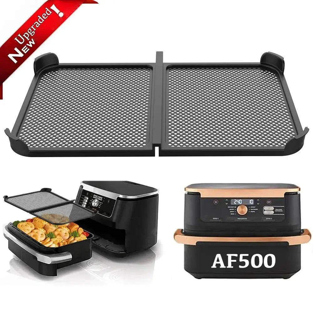 Air Fryer Splatter Guard | Heat Resistant Silicone | Reusable | Fits Ninja AF500