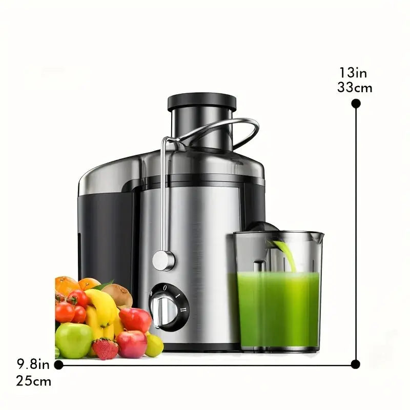 Multi-Function Juicer, Juice Blender, Mixer, Food Processor, 3-Inch Wide-Mouth Juicer Extractor for Vegetables And Fruits, 3-Speed Settings, Easy to Clean, Detachable, High Juice Yield, Fast Juicing, Quick Juice Extraction fo from PriceLows™