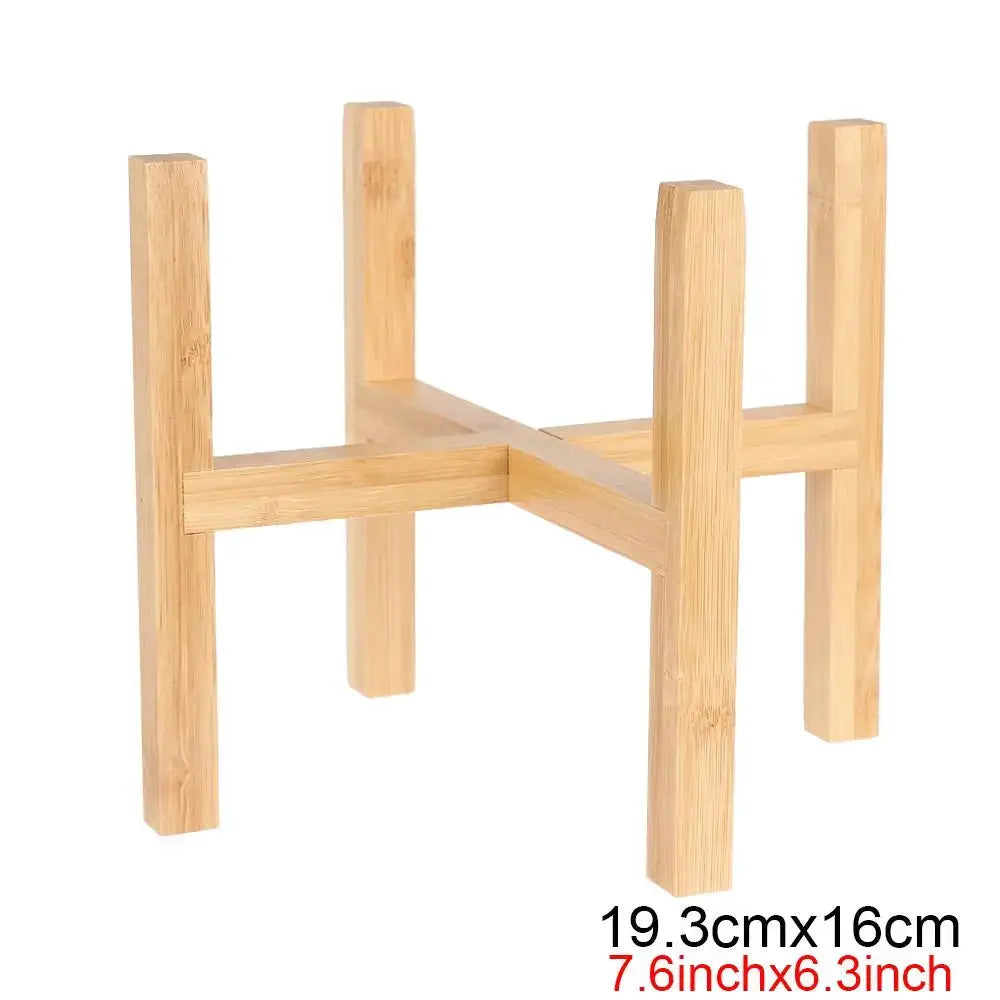 Floor-Standing Bonsai Display Stand Wood Flowerpot Holder Flower Pot Base Indoor Outdoor Home Decoration Tray Garden Supplies from PriceLows™