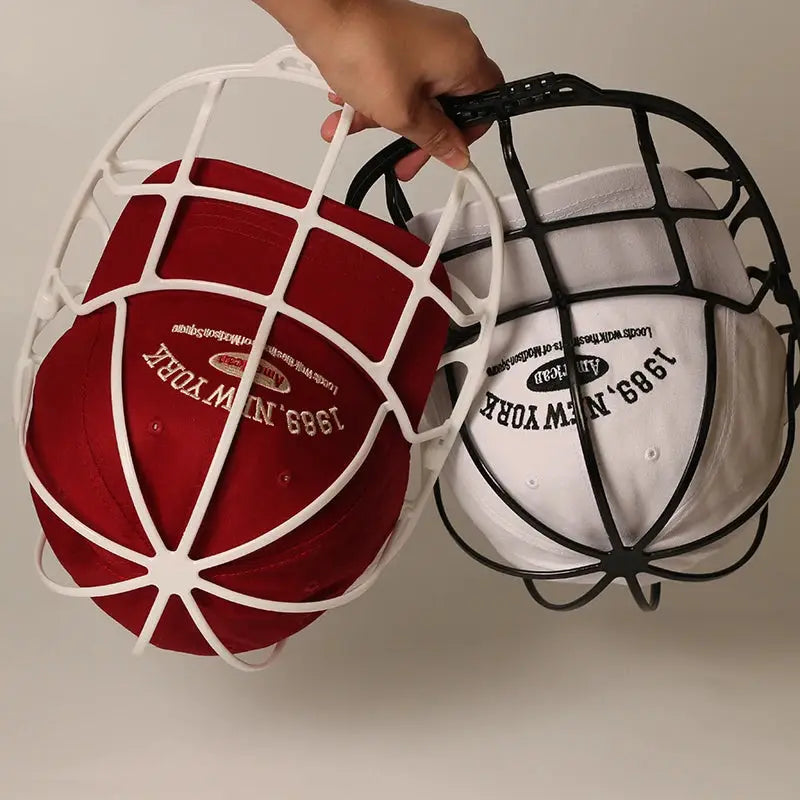 Hat Washer Cage | Reusable Plastic Frame | Machine Safe Design | 1 Pack