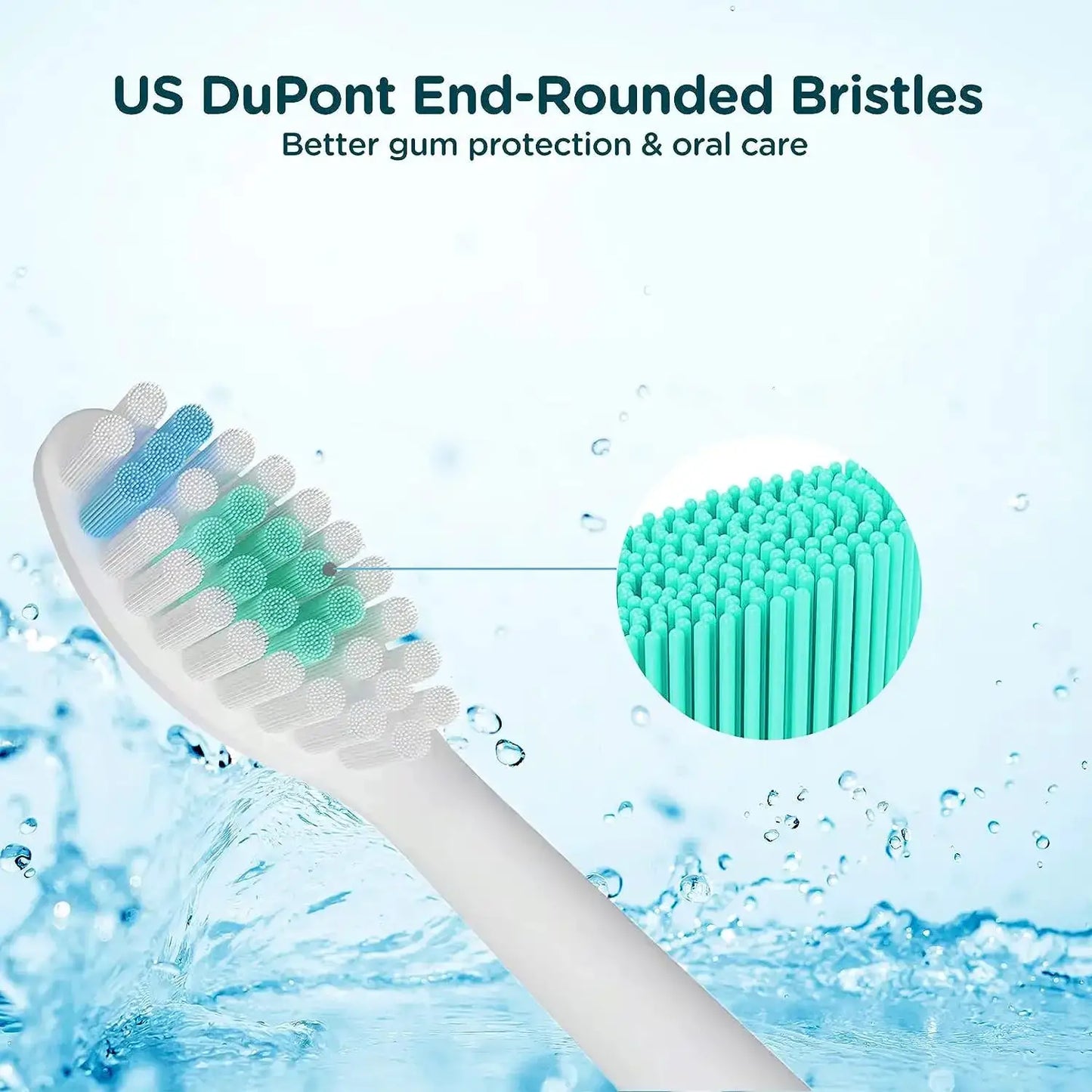 1/4/6pcs Replacement Toothbrush Heads Compatible with Philips Sonicare E-Series HX7022/66 HX7023/30 from PriceLows™