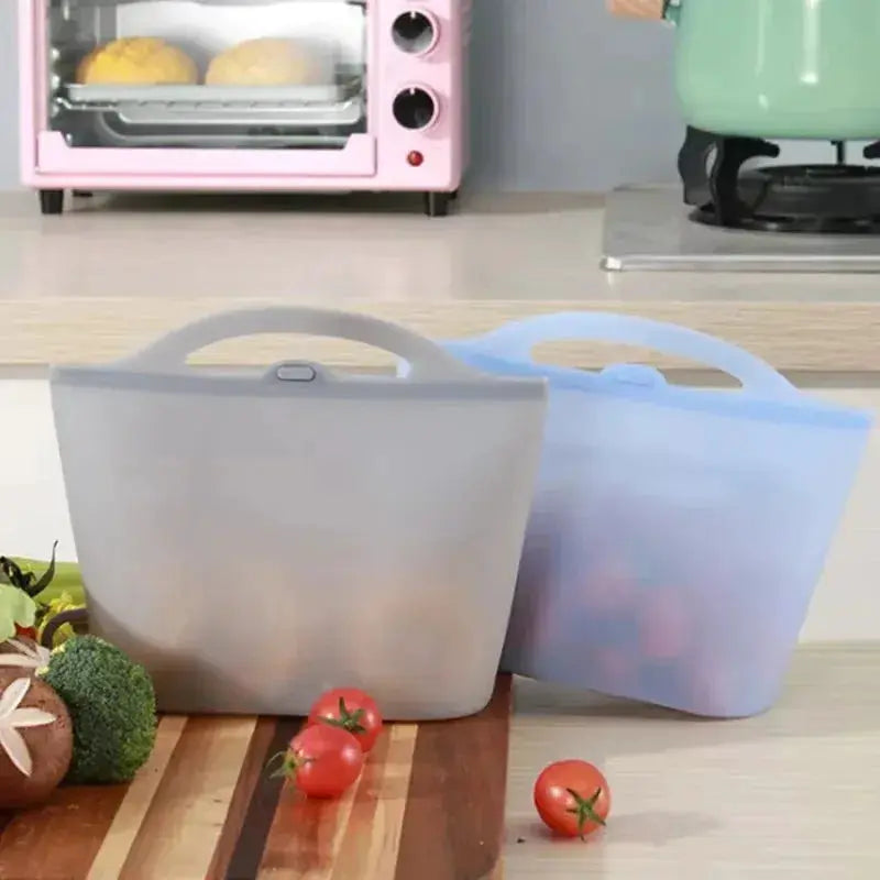 Silicone Zipper Bag | Capacity 1000/1200ml | Silicone | 1000ml, 1200ml