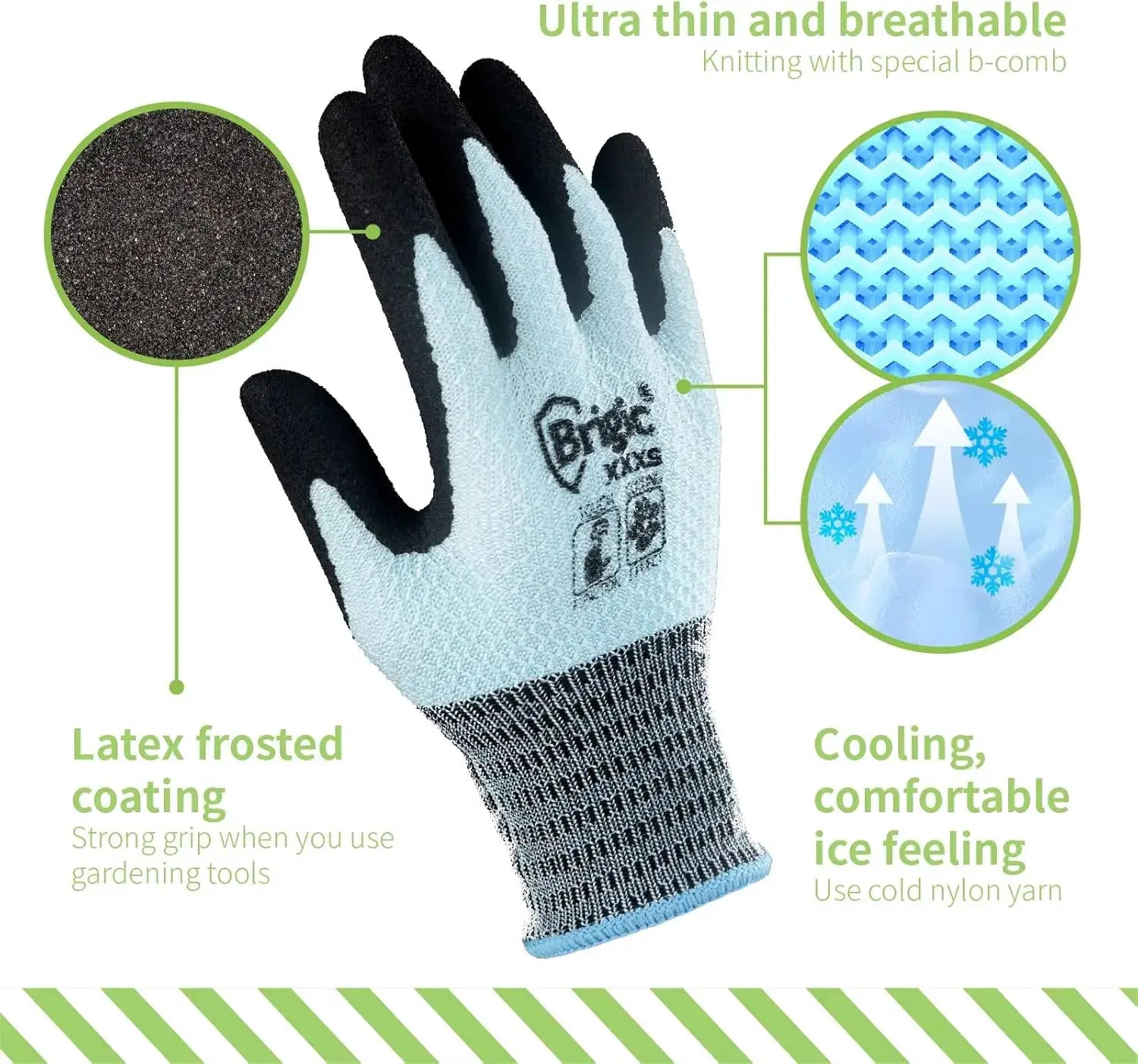 Cool Thin Touch Gardening Gloves for Women, Outdoor Work Yard Tools from PriceLows™