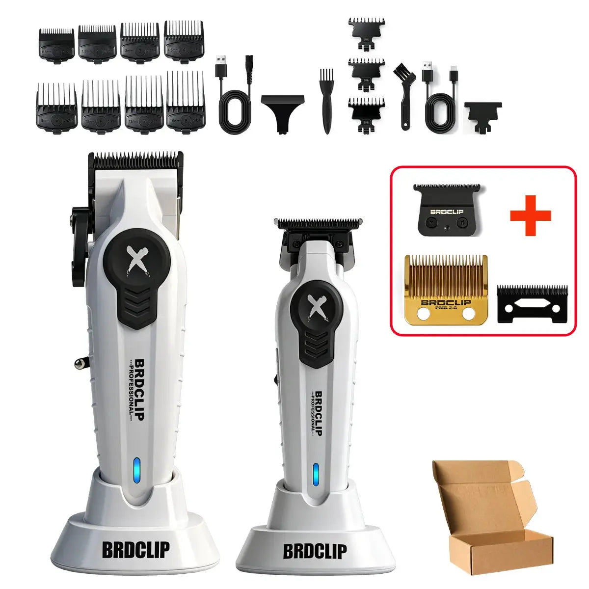 Hair Clipper Kit | 90 Min Battery Life | Stainless Steel Blades | FA1C FA1T FA1S