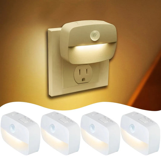 LED Night Light | Motion Sensor | EU Plug 220V | Hallway WC Bedroom from PriceLows™