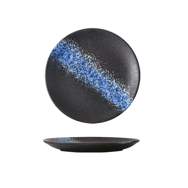 High Appearance Level Japanese Ceramic Tableware Bone Dish Home Platter Western Steak Plate Pasta Salad Fruit Porcelain Plate from PriceLows™