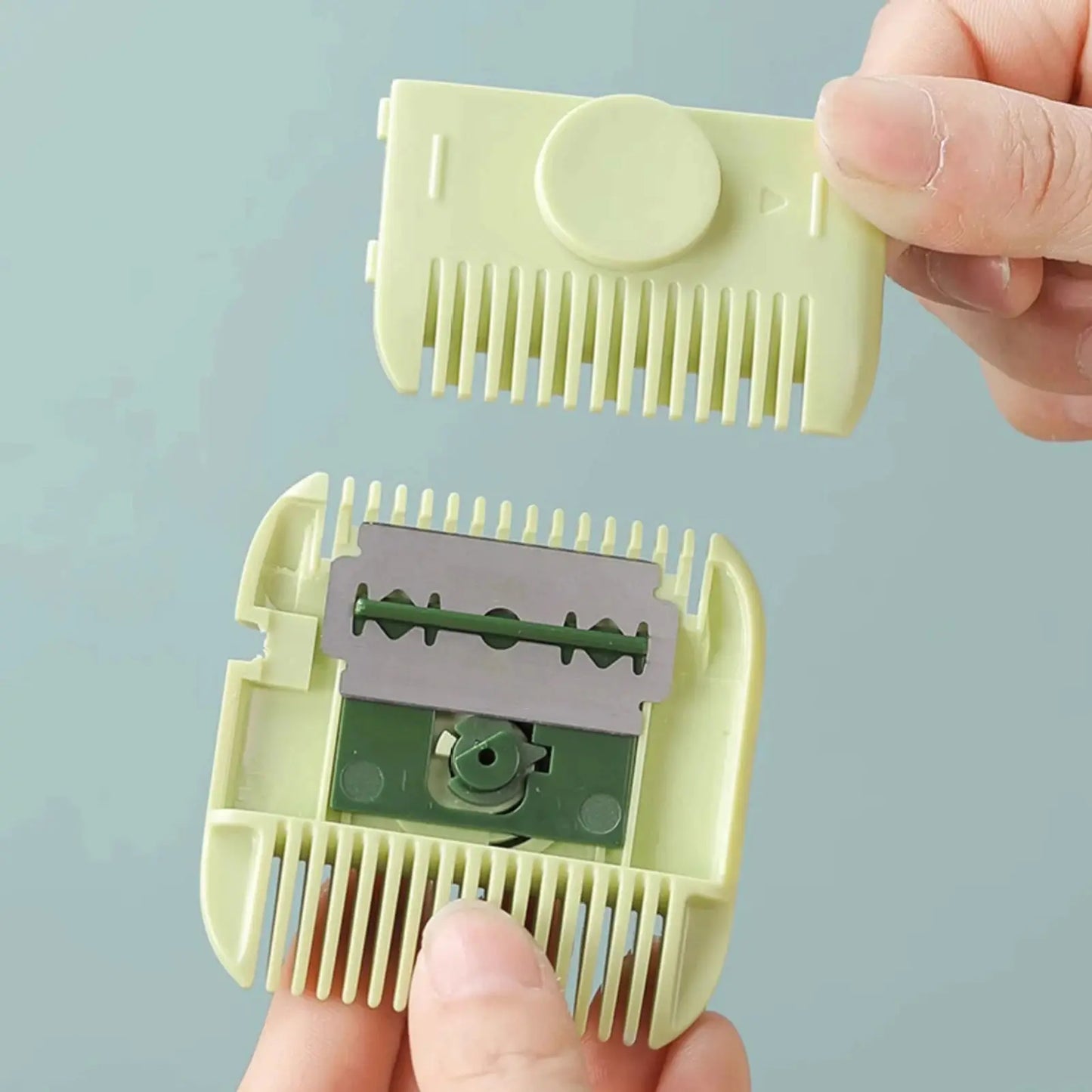 Hair Trimmer and Comb | Double Sided | 2 In 1 Bangs Cutter | 1 Pc