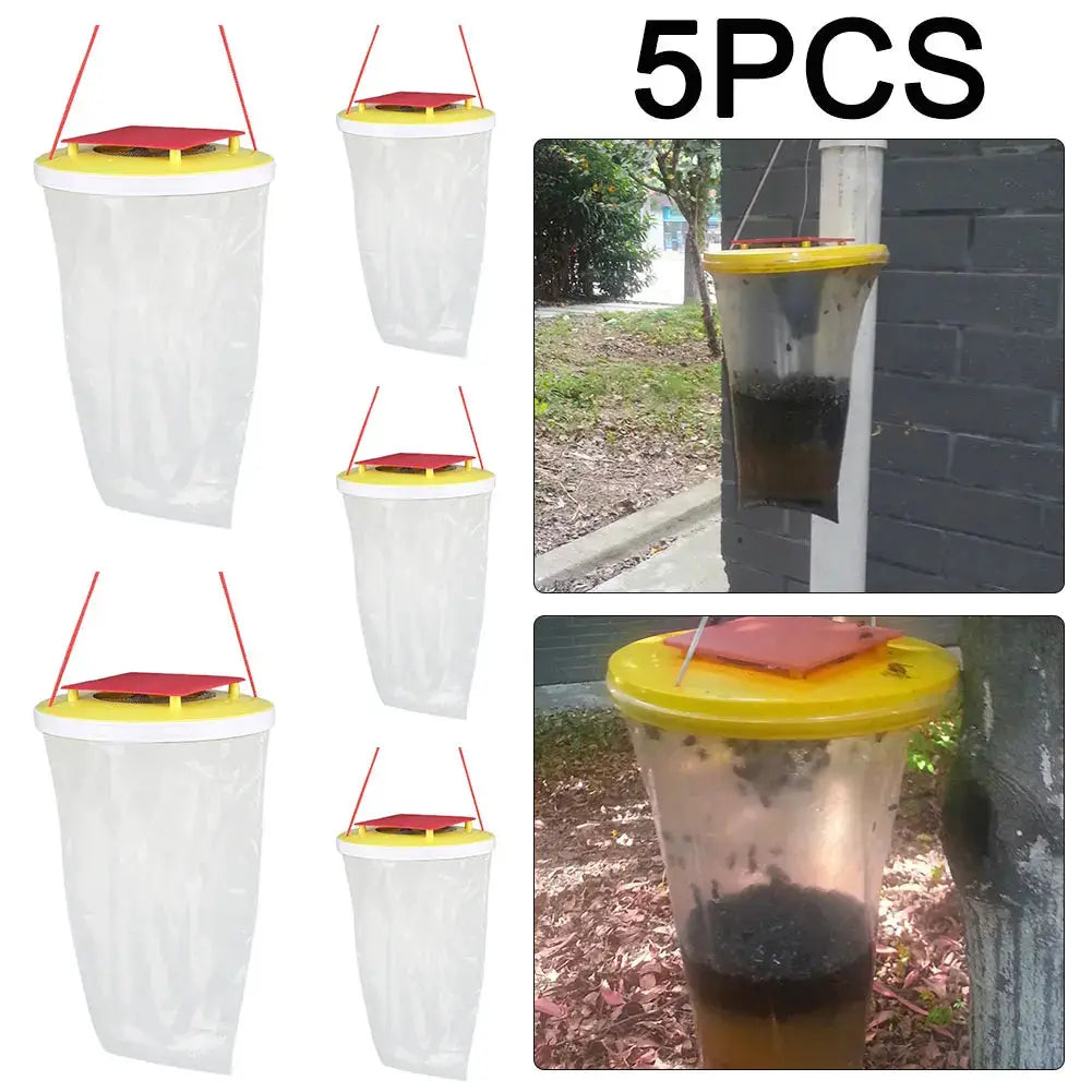 1-10PCS set Fly Trap Hanging Fly Catcher Non-toxic Fly Lure Bag Pest Trap With Bait Insect Bug Killer Garden Hanging Flycatcher from PriceLows™