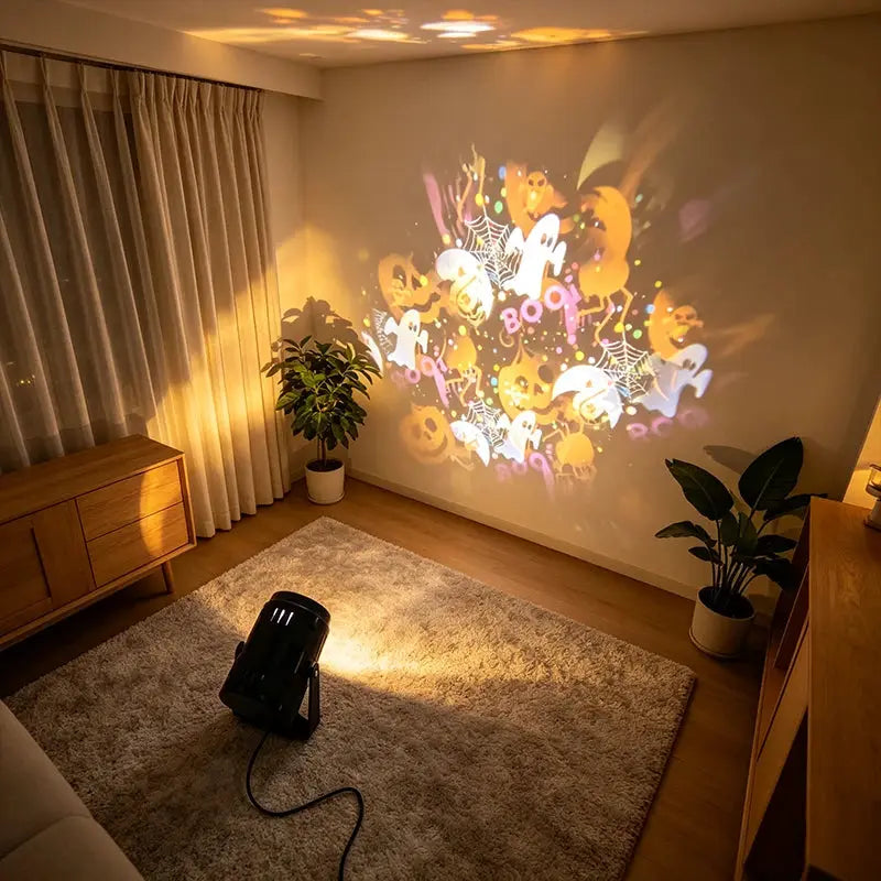 Halloween LED Projector Light | Rotating Lens | Indoor Outdoor Decor