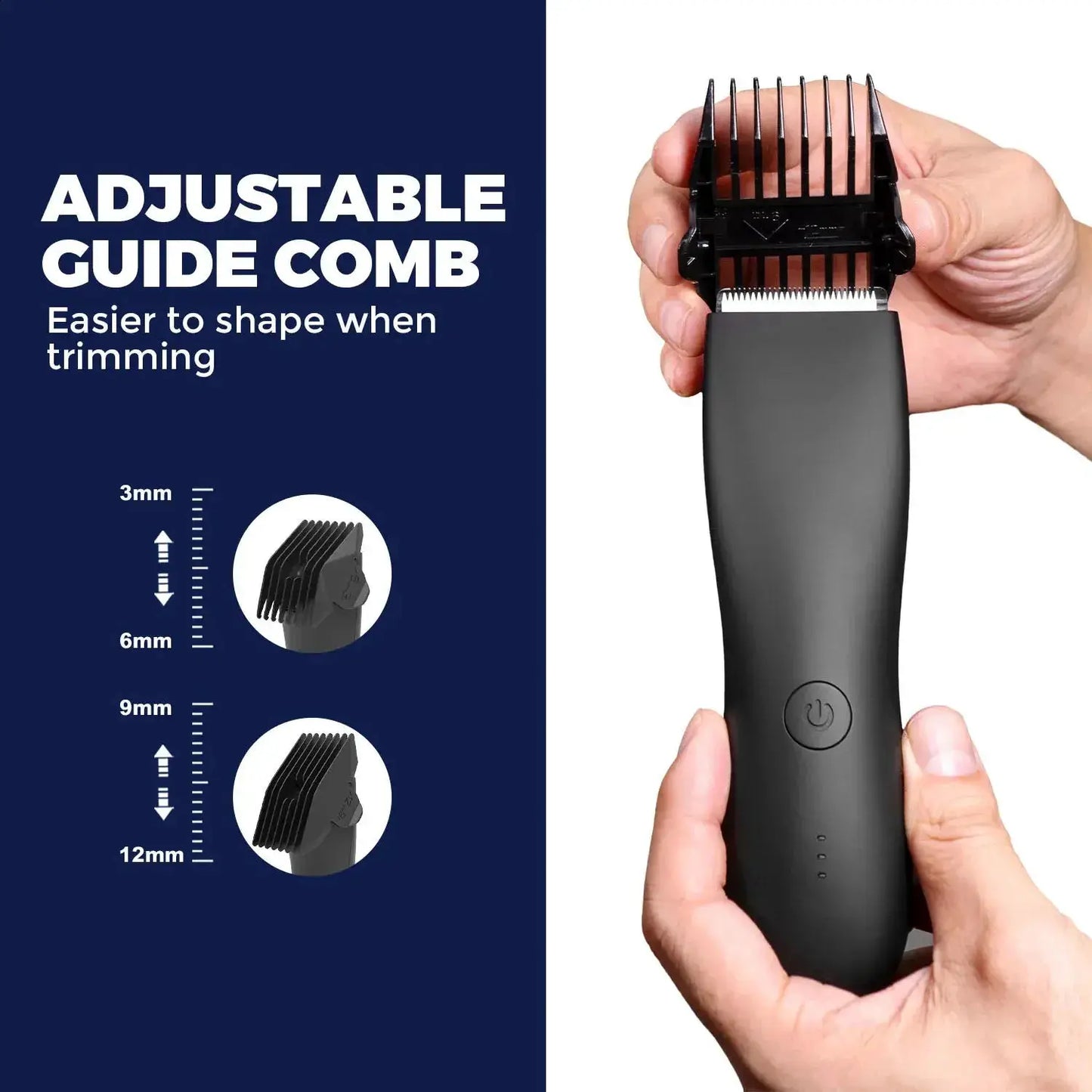 Electric Body Hair Trimmer | Waterproof Design | Type-C Recharge | Unisex Use