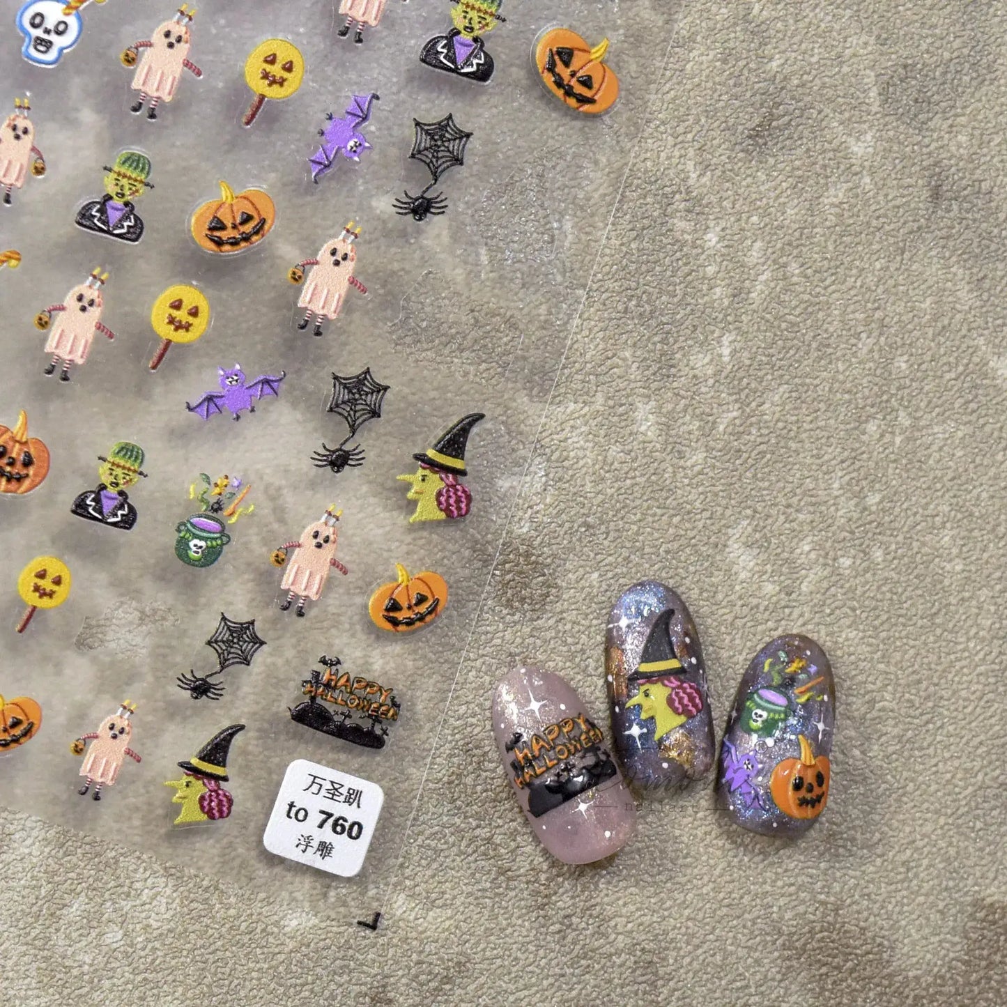 Jelly Halloween Skeleton Stickers Nail Art Cool Evil dark style decorative Nails Sticker DIY Trendy Manicure Ornaments Supplier from PriceLows™