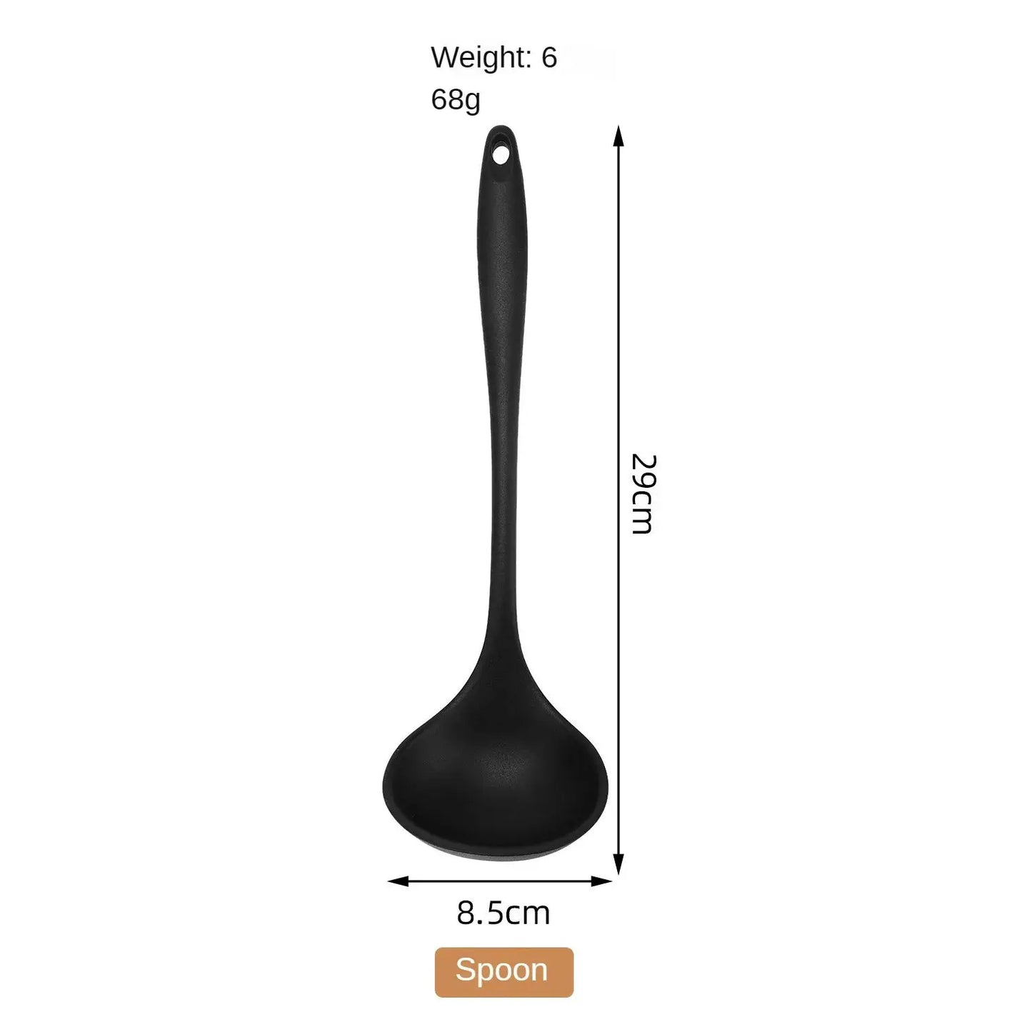 1/10PCS Food-Grade Silicone Kitchen Tools Set, Heat-Resistant Slotted Spoon for Non-Stick Cookware & Hot Pot, Multi-Use Strainer from PriceLows™